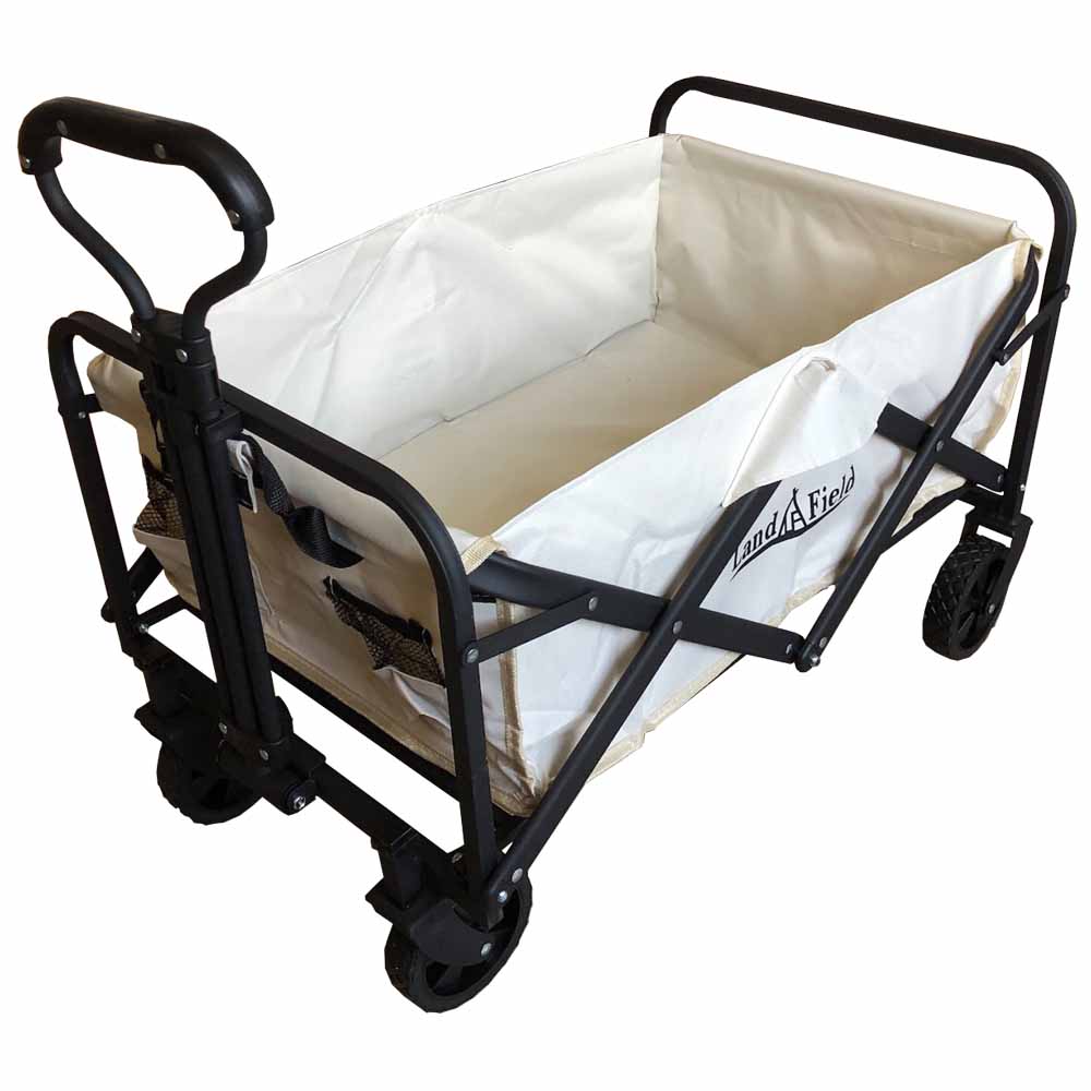 折りたたみ アウトドアワゴン 容量65L 耐荷重80kg LF-OW010-BE